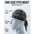 thumbnail image 4 of Paisley Cooling Headscarf Cap – Breathable Cooling Head Scarf Bandana, Adjustable Elastic Fit, Sweat Wicking Lightweight for Summer Outdoor Sports Motorcycle, 4 of 8