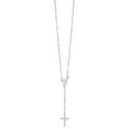 thumbnail image 2 of 925 Sterling Silver Rosaries Necklace Chain Polished Rosary 18 inch, 2 of 2