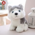 thumbnail image 2 of Cute Simulation Puppy Dog Plush Toy Dolls for Children Husky Shape Stuffed Animals Gift, 2 of 2