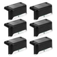 thumbnail image 1 of KAKOWELY 6Pcs Black Shell Solar Step Lighting White Light Illuminating Courtyard Lighting for Home Decoration, 1 of 8