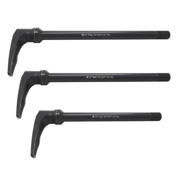 Poignée D'essieu Traversant Vélo – Alu, 100/142/148 X 12 Mm, Compatible Boost BMC Cube S-Works – Léger, Libération Rapide, Noir
