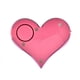thumbnail image 5 of Alarma De Autodefensa, Alerta Personal De Protección En Forma De Corazón De Seguridad Plata, 5 of 7