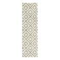 thumbnail image 3 of Unique Loom Trellis Shag Collection Area Rug - Ruth (2' x 7' Runner Ivory/Gray), 3 of 11