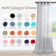 thumbnail image 2 of Cortinas KOUFALL de color gris transparente para dormitorio y sala de estar, 213 cm, 2 of 8