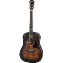 Aria Delta Player 6 String Acoustic Guitar, Muddy Brown Matte Finish, Dreadnought ARIA-111DP
