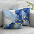 thumbnail image 3 of Chilfamy Abstract Brush Strokes Fashion Style Dirt-Resistant Throw Pillow Covers for Couch Sofa Bed Living Room Bedroom Pillow Case 1PC 20x20in, 3 of 5