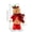 White, variant on LXGGDDO Christmas Gingerbread Man Stuffed Plush Doll for Holiday Decor Christmas Tree Gifts