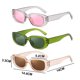 thumbnail image 2 of Gafas de sol rectangulares para mujer, estilo retro, gafas de conducción de los años 90, estilo vintage, marco cuadrado estrecho, protección UV400, 2 of 6