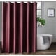 thumbnail image 3 of 1 pieza Cortina de ducha 180 x 180 cm Tejido de poliéster Cortina de baño impermeable antimoho Simple y moderna, roja, 3 of 5