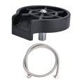 thumbnail image 3 of Enjuagador de vidrio para fregadero de cocina, limpiador automático de vasos de alta presión con manguera para uso comercial doméstico, color negro, 3 of 14
