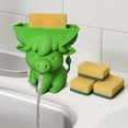 thumbnail image 5 of Cute Highland Cattle Sponge Holder with Drainage - Funny Scrub Sponge Stand for Kitchen Sink Countertop Organizer Gadget, 5 of 7