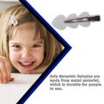 thumbnail image 1 of 2Pcs Non-trace Épingles à Cheveux Matériau Robuste Simple Charmant Coiffure Clip Mode de Style d'Approvisionnement pour Bébé Femmes Filles Trois Amour Blanc, 1 of 1