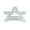 Light Blue, variant on Hair Claw Hollow Five-Pointed Star Shape Hair Clip Medium Size Back Head Shark Hair Claw Anti-slip Teeth Strong Grip Hair Accessory