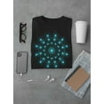 thumbnail image 3 of Sacred Geometry Blue Mandala T-Shirt Men -Image by Shutterstock, Male x-Large, 3 of 4