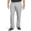 IZOD Men's Big & Tall Big and Tall Flat Front Extended Twill Pant, Cinder Block, 46W x 32L