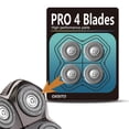 thumbnail image 2 of Cuchillas de repuesto OXSITO 8Pack Pro 4 Head para afeitadora Pitbulls, 2 of 6
