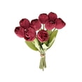 thumbnail image 2 of Ramo de flores de tulipán artificial 9 piezas – Tulipanes falsos Real Touch para decoración del hogar, centros de mesa de boda, arreglos de jarrones de mesa, decoraciones para salón y comedor, 2 of 7