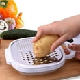 Coleslaw Cheese Grate Grated Cheese Container with Grader Attachment