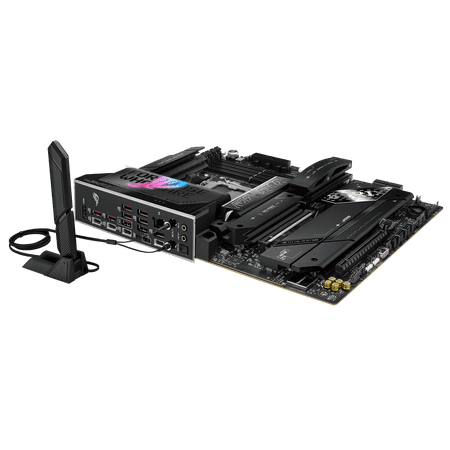 ASUS - ROG STRIX X870E-E GAMING WIFI (Socket AM5) AMD X870 ATX DDR5 Wi-Fi 7 Motherboard - Black