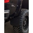 thumbnail image 3 of 14" Rubber & Stainless Steel Kickback Mudflaps - Rear 2PCS, 3 of 4