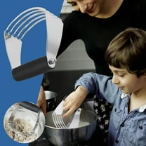 Xecvkr Stainless Steel Dough Blender with 5 Blades for Mixing Flour Butter Pastry Baking Tool Ergonomic Handle