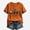 1# Saffron, variant on Women Fall Thanksgiving Autumn Tree Graphic T-Shirt Crew Neck Short Sleeve Casual Loose Holiday Tee Top Saffron 3XL