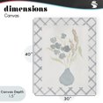 thumbnail image 4 of Stupell Industries Farmhouse Muted Blue Anna Bouquet Canvas Art, 30 x 40, by Lucille Price, 4 of 8