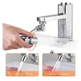 thumbnail image 3 of Rotatable Multifunctional Extension Faucet Aerator Swivel Robotic Arm Water Filter Sink Water Tap Bubbler Sink Fit ,Easy to Install, 3 of 7