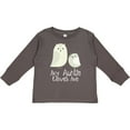 thumbnail image 3 of Inktastic My Auntie Loves Me owl Boys or Girls Long Sleeve Toddler T-Shirt, 3 of 5