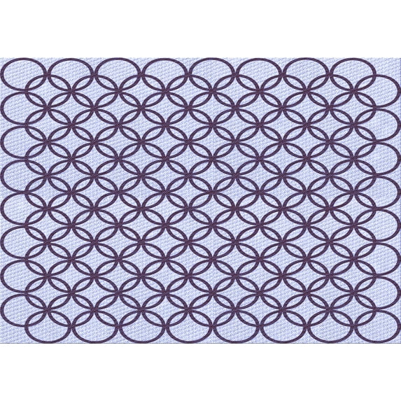 Ahgly Company Machine Washable Indoor Rectangle Transitional Heavenly Blue Area Rugs, 2' x 3'
