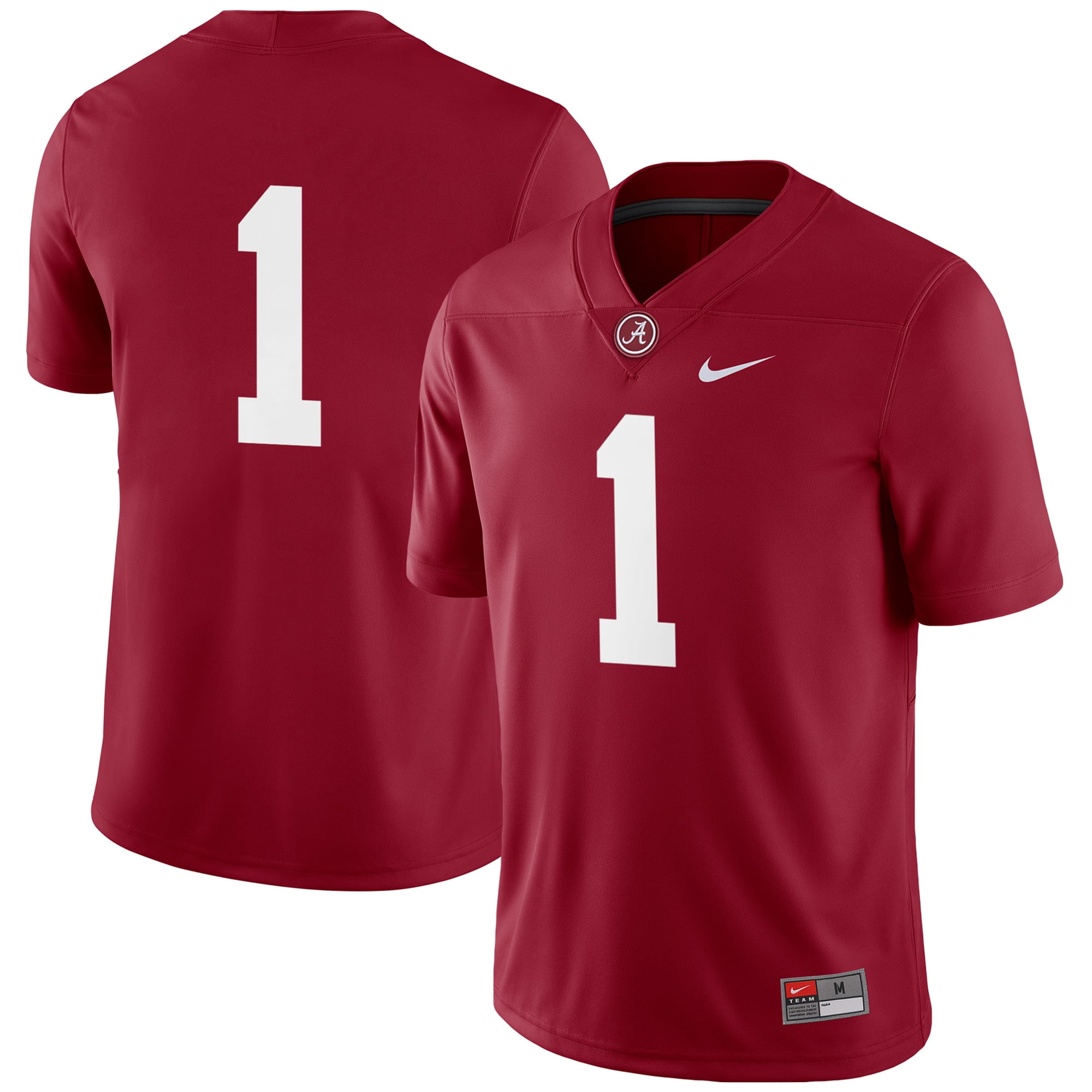 Nike - #1 Alabama Crimson Tide Nike Football Game Jersey - Crimson ...