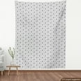 thumbnail image 4 of Black and White Fabric by the Yard, Geometric Arrangement with Monochrome Design Lines and Optical Illusion, Decorative Upholstery Fabric for Sofas and Home Accents, Black White by Ambesonne, 4 of 5