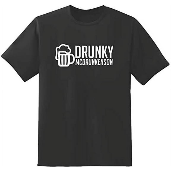 RedBarn Mcdrunkenson Novelty Sarcastic Funny Mens Graphic T Shirts