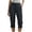 Dark Blue, variant on Yuhangmm Women's Casual Straight Leg Cargo Pants With Button Front For Summer Comfort And Daily Wear Khaki L