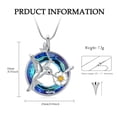 thumbnail image 2 of Hummingbird Urn Necklace for Ashes Stainless Steel with Crystal Cremation Jewelry Keepsake Memorial Jewelry for Women, 2 of 7