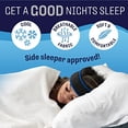 thumbnail image 4 of CozyPhones Auriculares para dormir - Auriculares supraaurales de malla ultrafina y fresca con cable para personas que duermen de lado, meditación, correr, computadora portátil y teléfono - Azul, 4 of 5