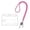 Hot Pink, variant on Purple Lanyards for ID Badges,ID Badge Holder with Lanyard and Badge Reel Clip Cute Lanyard Neck Lanyard Strap for Women,Cruise Lanyard for Ship Cards Keychain(I)