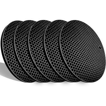 5 Pack Extra Thick Silicone Trivets Heat Resistant Pot Holder and Oven Mitts