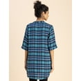 thumbnail image 4 of Moomaya Printed Rayon 3/4 Sleeve Mandarin Collar Top - Regular Fit Stylish Top, 4 of 9