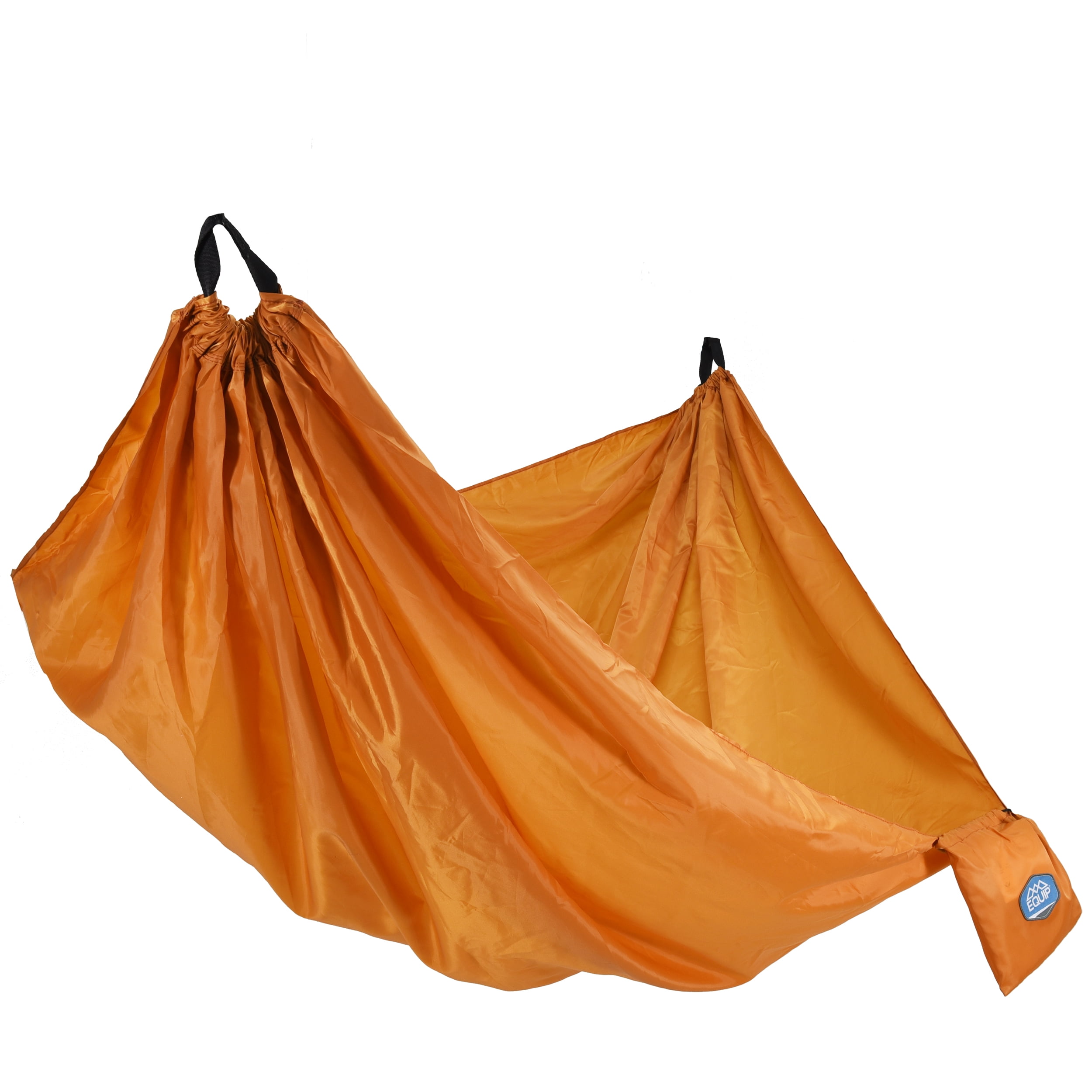 Equip Recycled Polyester Portable Camping Travel Hammock, 1Person Turmeric Yellow, Size 108" L x 56" W