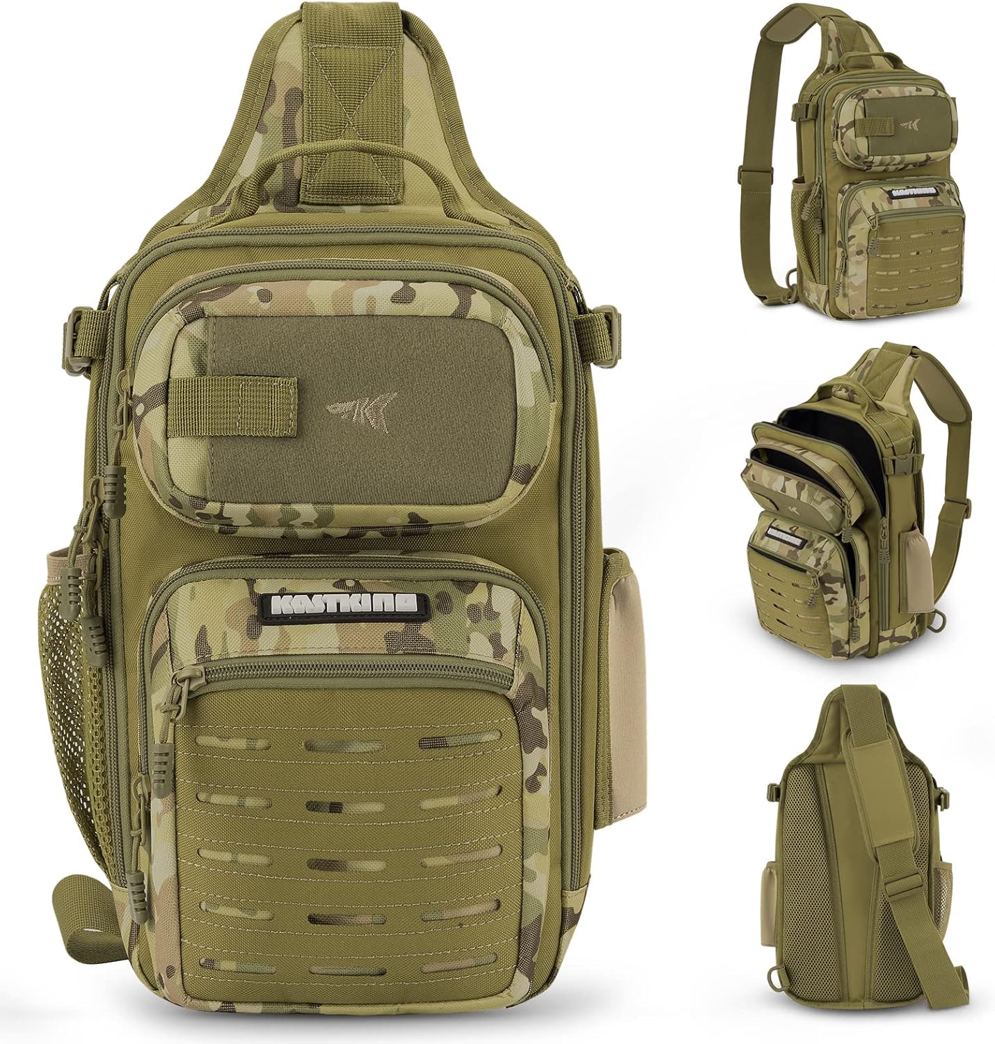 KastKing Tactical Sling Tackle Bag-Fishing Backpack Storge Fishing Gear and Equipment,Gift for Men- BlowBak