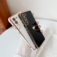 thumbnail image 6 of Cheeroll Samsung S21 Heart and floral Silicone Cell Phone Case, Black, 6 of 15