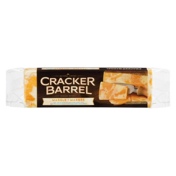 Fromage Cheddar marbre léger Cracker Barrel 600 g