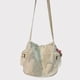 thumbnail image 5 of Bolso Bandolera Lona Gran Capacidad para Mujer para Viajes Al Aire Libre (blanco), 5 of 6