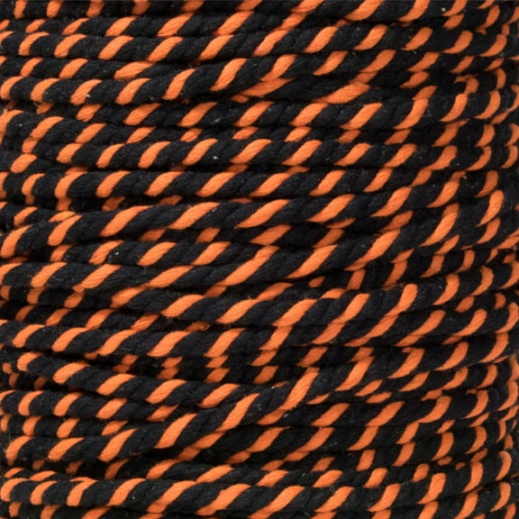 Super Soft 3 Strand Twisted Cotton Rope - Multiple Colors to Choose from in Various Diameters and Lengths