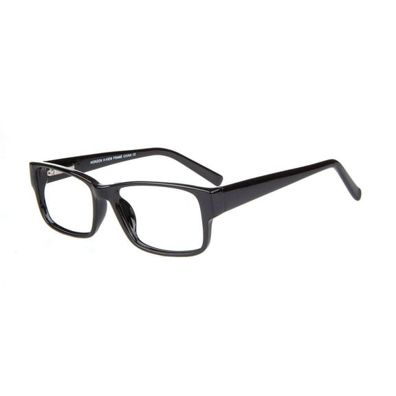 NEW HORIZON EYEWEAR Black VIEW Eyeglasses 53mm with Case