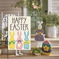 thumbnail image 1 of Holiday Saving WIZUTIZ Easter Outdoor Garden Flag Bunny Pattern Printed Polyester Flag Multicolor, 1 of 5