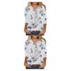 thumbnail image 1 of Blusa informal de manga corta para mujer sweethay con botones estampados, 1 of 6