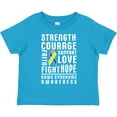 thumbnail image 3 of Inktastic Down Syndrome Awareness Strenth Courage Support Boys or Girls Toddler T-Shirt, 3 of 5