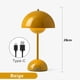 thumbnail image 4 of Lámpara de Mesa LED Recargable con Forma de Flor de , Lámpara de Noche para Dormitorio, Comedor, Luz de Noche Táctil, Decoración y Sencilla C, 4 of 5